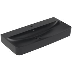 Villeroy & Boch Finion lavabo 100x47 cm rectangular clásico negro mate 4168A2R7