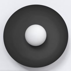 Emibig Inspo lámpara de pared 1x8 W negro 1542/K1