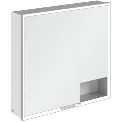Villeroy & Boch My View+ armario 80x16.8x75 cm con espejo blanco A48180VE