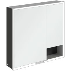 Villeroy & Boch My View+ armario 80x16.8x75 cm con espejo negro A48180VL