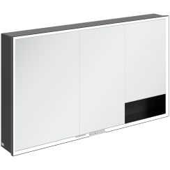 Villeroy & Boch My View+ armario 130x16.8x75 cm con espejo negro B48113VL