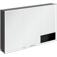 Villeroy & Boch My View+ armario 120x16.8x75 cm con espejo negro B48112VL