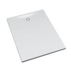 Schedline Magnific White Stone plato de ducha rectangular + rejilla 100x80 cm blanco 3SP.M1K-80100/B/ST-M9/B/ST