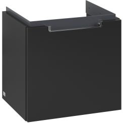 Villeroy & Boch Subway 2.0 armario 44x35.2x42 cm suspendido, para lavabo negro A68410VL