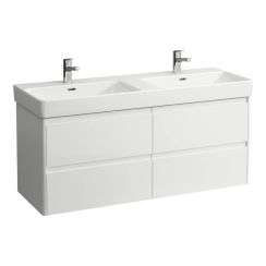 Laufen Base 2.0 armario 127x44.5x51.5 cm suspendido, para lavabo blanco H4113341082611