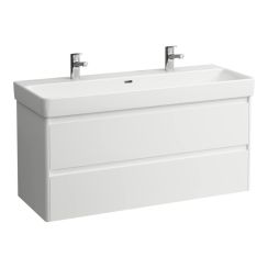 Laufen Base 2.0 armario 117x44.5x51.5 cm suspendido, para lavabo blanco H4113221082601