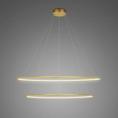 Altavola Design Ledowe Okręgi lámpara colgante 2x W oro LA074/P_100_in_4k_gold_dimm