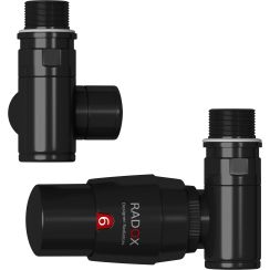 Radox RX10T válvula termostática negro VT-RX-10T.9005M.L