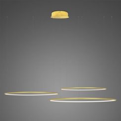 Altavola Design Ledowe Okręgi lámpara colgante 3x W oro LA075/CO3_80_in_4k_gold_Dali