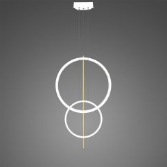 Altavola Design Linea lámpara colgante 3x51 W blanco-oro LA087/2P_60_40_100_3k_white_gold_Dali
