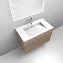 Conjunto armario Oltens Lun 60028060, lavabo Oltens Stila 40201000