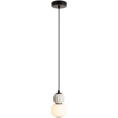 MaxLight Modern lámpara colgante 1x5 W gris/gris ceniza P0624