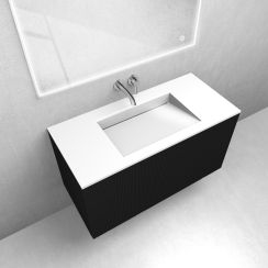 Conjunto armario Oltens Lun 60029300, lavabo Oltens Stila 40203000