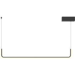MaxLight Urus lámpara colgante 1x17 W negro P0644