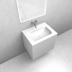 Conjunto armario Oltens Lun Rilla 60027000, lavabo Oltens Kalla 40209000