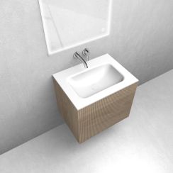 Conjunto armario Oltens Lun Rilla 60027060, lavabo Oltens Kalla 40209000