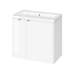 Cersanit Ovida lavabo con mueble 80 cm blanco S4047-003
