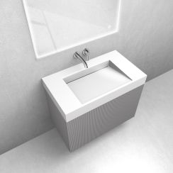 Conjunto armario Oltens Lun 60028900, lavabo Oltens Stila 40001000