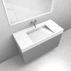 Conjunto lavabo Oltens Stila 40003000, armario Oltens Lun 60029900