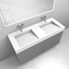 Conjunto lavabo Oltens Stila 40004900, armario Oltens Lun Rilla 60030900 OLD