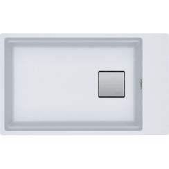 Franke Kanon fregadero de granito 76x46 cm blanco 125.0749.665