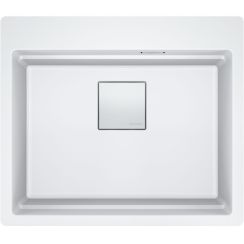 Franke Kanon fregadero de granito 59x51 cm blanco 114.0749.555
