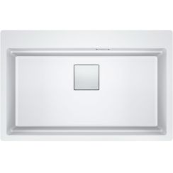 Franke Kanon fregadero de granito 79x51 cm blanco 114.0749.635