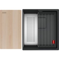 Franke Kanon fregadero de granito 46x41 cm gris/grafito/ónix 125.0749.654