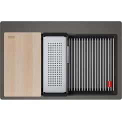 Franke Kanon fregadero de granito 79x51 cm gris/grafito/ónix 114.0749.639
