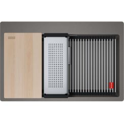 Franke Kanon fregadero de granito 79x51 cm gris/grafito/ónix 114.0749.638