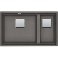 Franke Kanon fregadero de granito 76x46 cm gris/grafito/ónix 125.0749.678