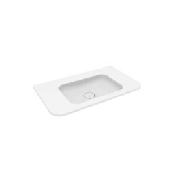 Oltens Hamnes lavabo 80x46.1 cm rectangular para mueble blanco mate 40213900