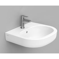 Ceramica Dolomite Mirto lavabo 55x48 cm oval clásico blanco mate D461341