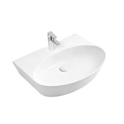 Oltens Luma lavabo 51x41.5 cm oval clásico blanco brillante 41507000
