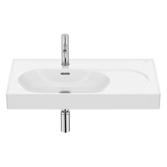 Roca Meridian lavabo 80x46 cm rectangular clásico-para mueble blanco brillante A327743000