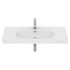 Roca Meridian lavabo 100x46 cm rectangular clásico-para mueble blanco A327746620