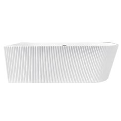 Rea Wenus bañera de esquina 170x80 cm oval blanco REA-W0129