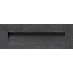 Rabalux Kavala aplique bajo exterior 1x6 W negro 77190
