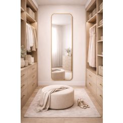 Baltica Design Stone Aura espejo 50x155 cm dorado 5904107932996