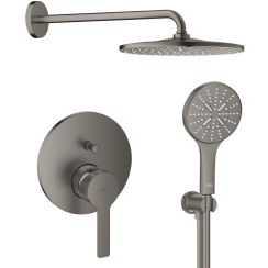 Conjunto brazo de ducha con efecto lluvia Grohe Rainshower 26558AL0, grifo de bañera y ducha Grohe Lineare 24064AL1, 26574AL0, 26658AL0, 28362A01
