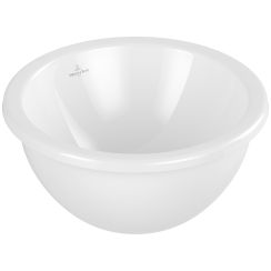 Villeroy & Boch Loop & Friends lavabo 39x39 cm circular bajo encimera blanco 4A5101R1