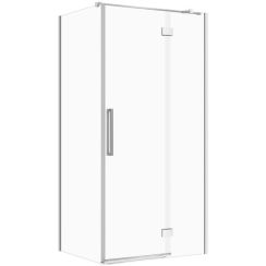Cersanit Crea cabina de ducha 100x80 cm rectangular cromo brillo/vidrio transparente S601-206