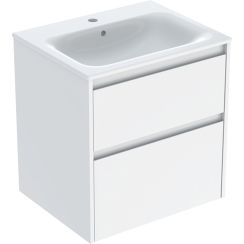 Geberit Selnova Square lavabo con mueble 60 cm blanco 504.138.01.1