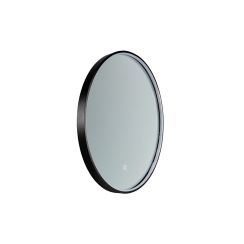 Comad Sirius espejo 60x60 cm circular con iluminación negro SIRIUS LU LED 60