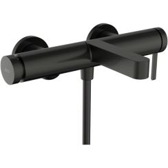 Hansgrohe Finoris grifo de bañera y ducha a pared negro 76420340