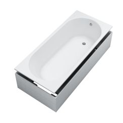 Schedline Solia White Mat recogedor con escobilla 160x70 cm blanco 3WST.SS1P-16070/B/MG