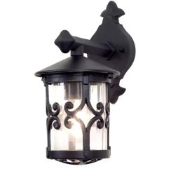 Elstead Lighting Hereford lámpara de pared para exteriores 1x60 W negro BL8-BLACK