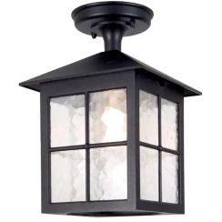 Elstead Lighting Winchester lámpara de techo exterior 1x60 W negro BL18A-BLACK