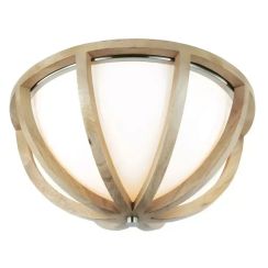 Elstead Lighting Allier plafón 2x60 W madera FE-ALLIER-F-LW