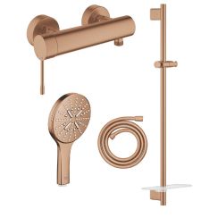 Conjunto grifo para ducha Grohe Essence 33636DL1, barra de ducha Grohe Rainshower 26603DL0, 26574DL0, 28388DA1